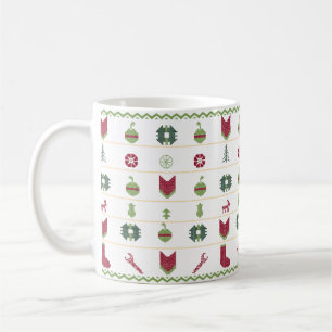 Hässliches frohes Weihnachten Kaffeetasse