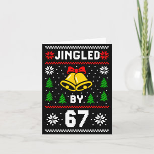 Hässliches Weihnachten 67 Meme Design Lustig Six S Karte