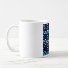 Hässliches Weihnachts-Ski-Muster-Feiertag  Kaffeetasse