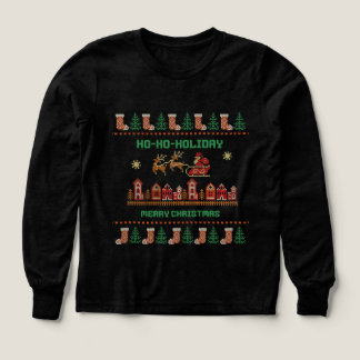 Hässliches Weihnachts-Sweatshirt für Kinder, Santa