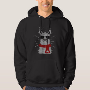 Hässliches Weihnachts-T-Shirt Lama Weihnachts-Lama Hoodie