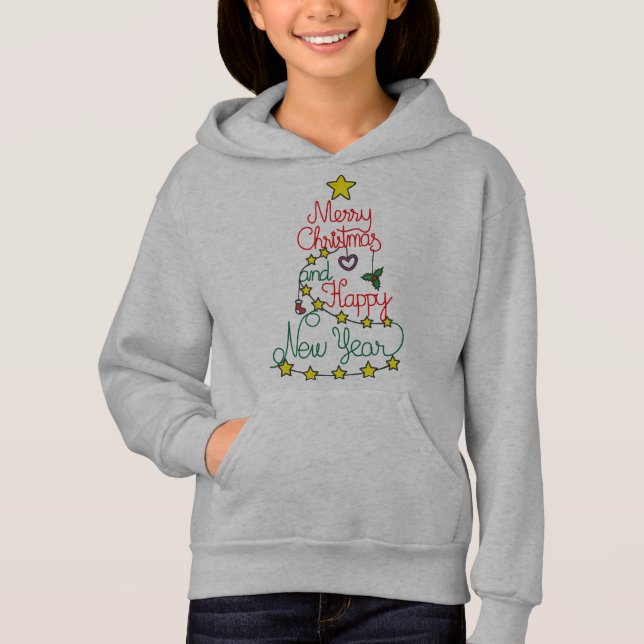Hässliches Weihnachtshoodie-Pullover-Sweatshirt Hoodie (Vorderseite)