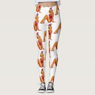 hässliches Weihnachtspullover Pin Up Leggings