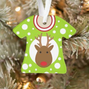 Hässliches Weihnachtspullover-Preis Ornament