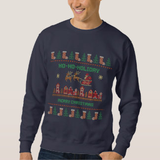 Hässliches Weihnachtspullover-Santa-Sweatshirt Sweatshirt
