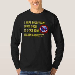 Hasst Mannschaftssportarten Football Baseball Fußb T-Shirt