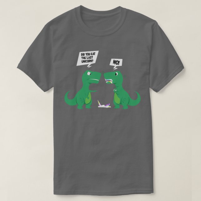 Hast du das letzte Einhorn gegessen? T-Shirt (Design vorne)