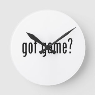 hast du das Zeug? Runde Wanduhr