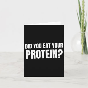 Hast du deine Protein-Bodybuilding-Fitness Humo ge Karte