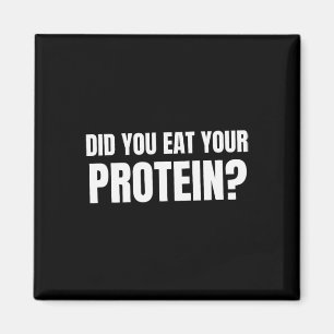 Hast du deine Protein-Bodybuilding-Fitness Humo ge Magnet