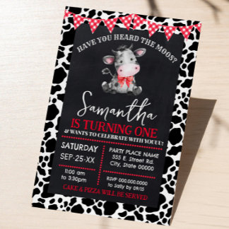 Hast du den Moos-Kuh-Bauernhof zum Geburtstag gehö Einladung