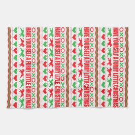 Hast du dir selbst etwas zu Weihnachten verärgert? Geschirrtuch