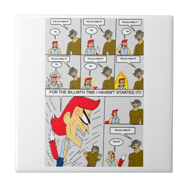 Hast du es geschafft? fliese (Vorderseite)