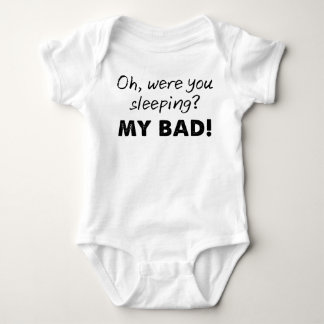 Hast du geschlafen, mein böser, lustiger Romper Cr Baby Strampler