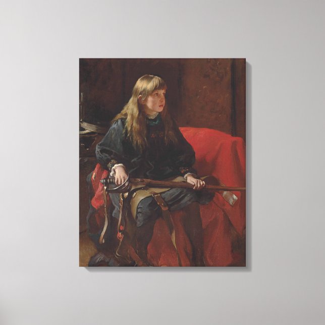 Hast du je jemanden umgebracht, Vater? (von Frank  Leinwanddruck (Vorderseite)