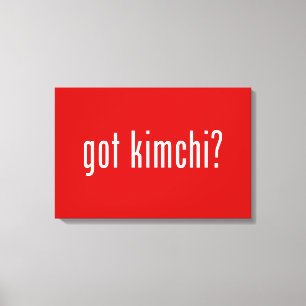 hast du kimchi? leinwanddruck