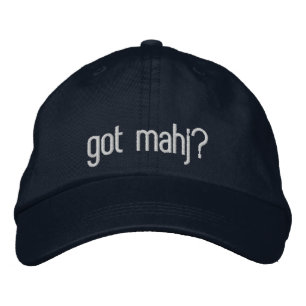 hast du Mahjong? Baseballkappe Bestickte Baseballkappe