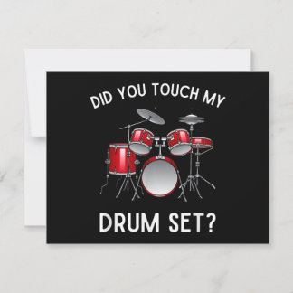 Hast du mein Drum-Set-Shirt Touch gehabt?