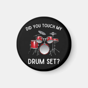 Hast du mein Drum-Set-Shirt Touch gehabt? Magnet