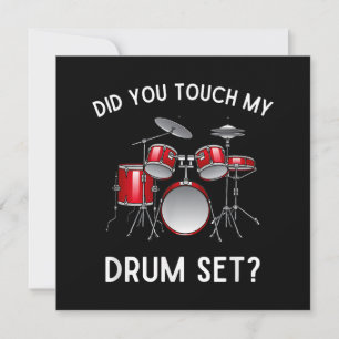 Hast du mein Drum-Set-Shirt Touch gehabt? Save The Date