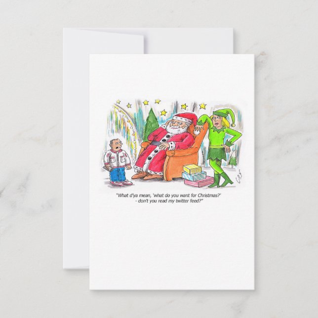 Hast du mein Twitter nicht gefüttert? Karte (Vorderseite)