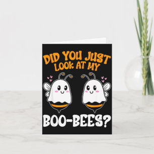 Hast du meine Boo-Bees an Halloween lustig angesch Karte