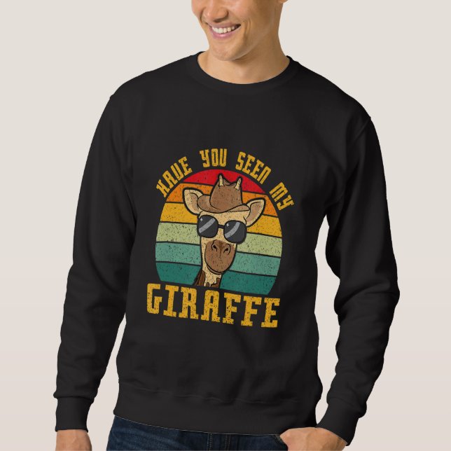 Hast du meine Giraffe gesehen? Sweatshirt (Vorderseite)