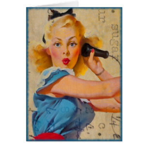 Hast du mich angerufen, Sugar? Vintage digitale Ku