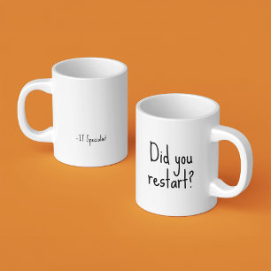 Hast du neu gestartet? Funny IT Specialist Offic Kaffeetasse
