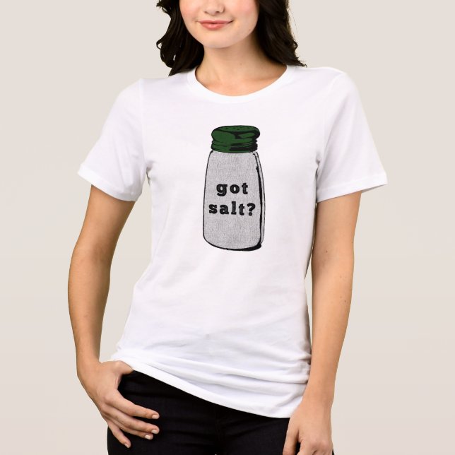 Hast du Salz? Tri-Blend Shirt (Vorderseite)