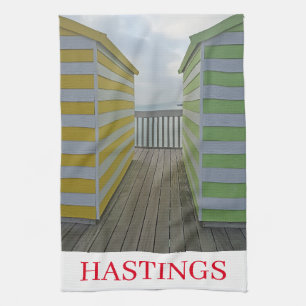 Hastings Beach Hütten Teetuch Geschirrtuch