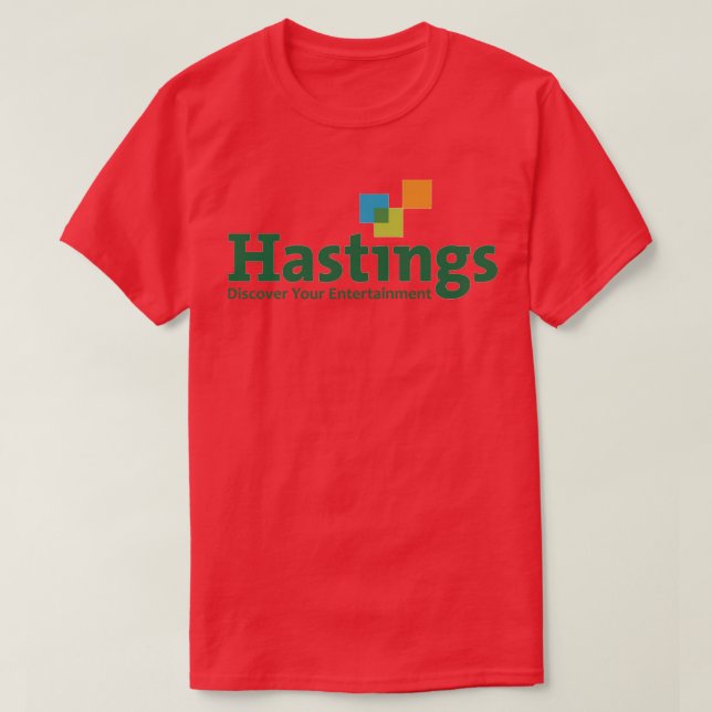 Hastings Entertainment T-Shirt (Design vorne)