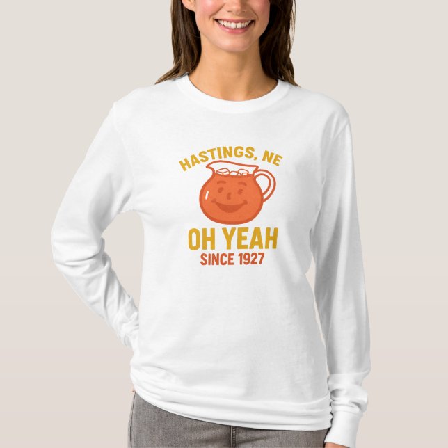 Hastings Nebraska Kool-Aid Tribut | OH YEAH T-Shirt (Vorderseite)
