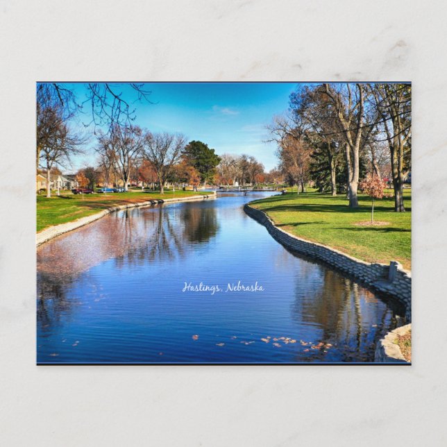 Hastings, Nebraska Landschaftsfotos Postkarte (Vorderseite)