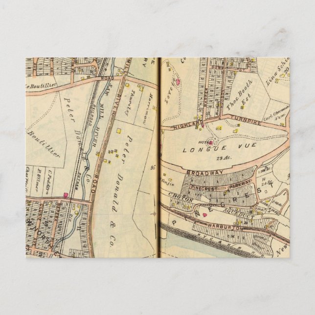 Hastings, New York Postkarte (Vorderseite)