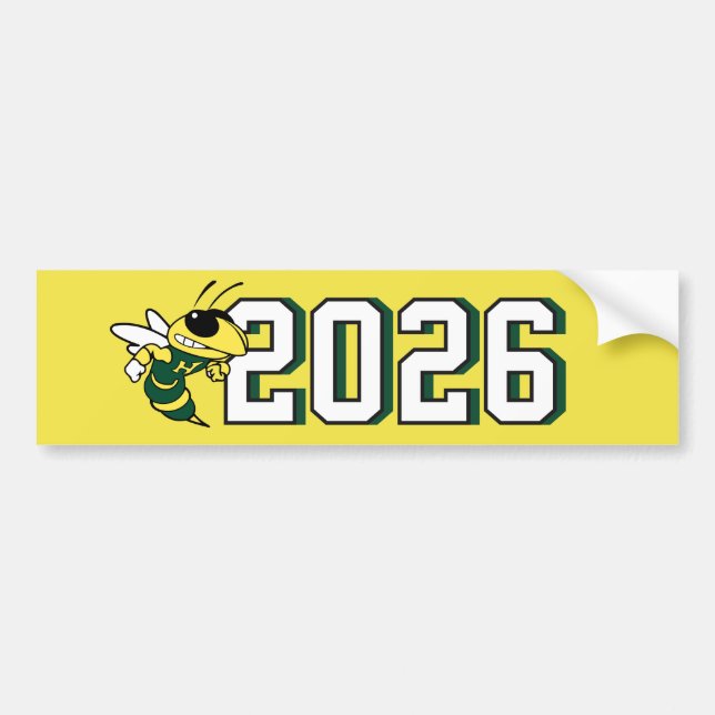 Hastings NY Buzz Abschluss YEAR Autoaufkleber (Vorne)