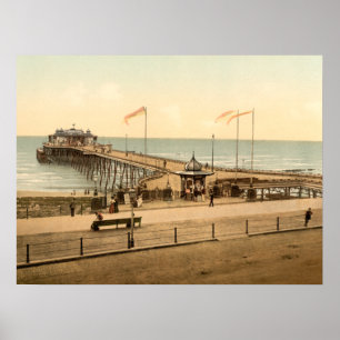 Hastings Pier, Hastings, Sussex, Archival print Poster
