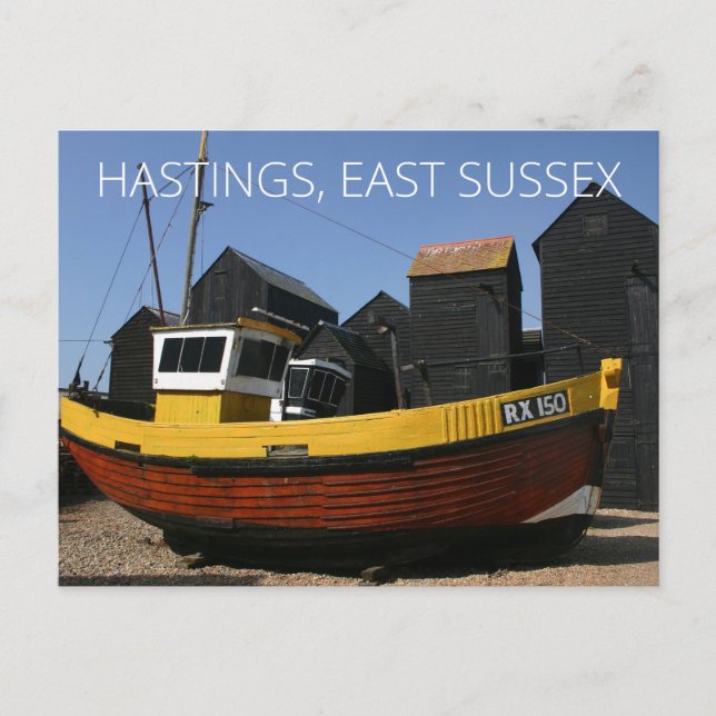Hastings Postkarte (Vorderseite)