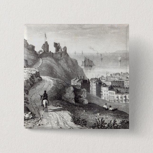 Hastings Schloss vom Revd W Button (Vorderseite)