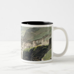 Hastings, von der Ostklippe, von 'einer Reise Arou Zweifarbige Tasse