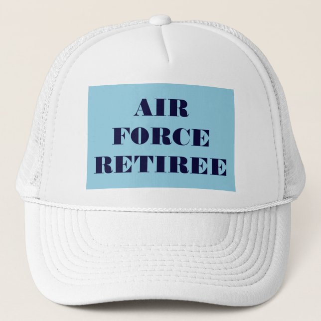 Hat Air Force Retiree Truckerkappe (Vorderseite)