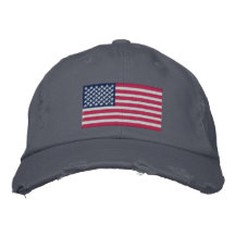 Hat American Flag bestickt