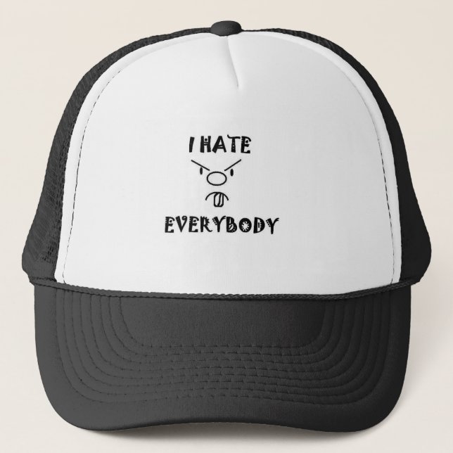 Hat Angry Man 2 Truckerkappe (Vorderseite)