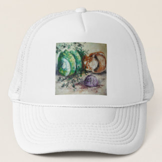 Hat Ann Hayes Painting-Muscheln Truckerkappe