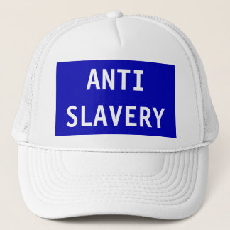 Hat Anti Slavery Blue Truckerkappe
