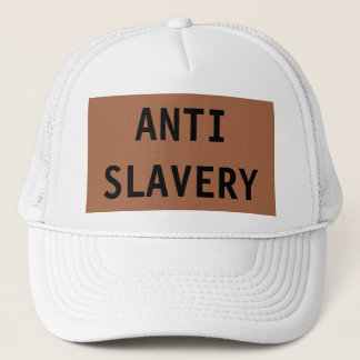 Hat Anti Slavery Brown Truckerkappe