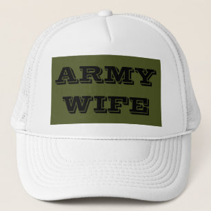 Hat Army-Ehefrau Truckerkappe