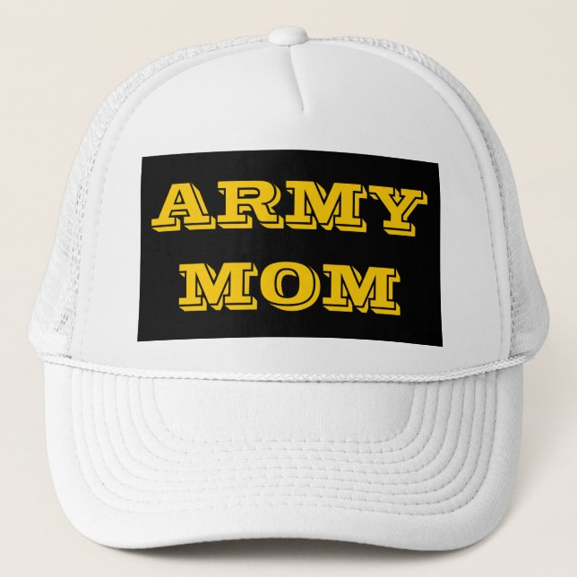 Hat Army-Mama Truckerkappe (Vorderseite)