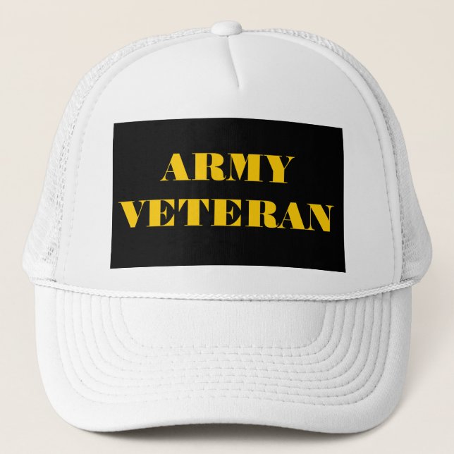 Hat Army Veteran Truckerkappe (Vorderseite)