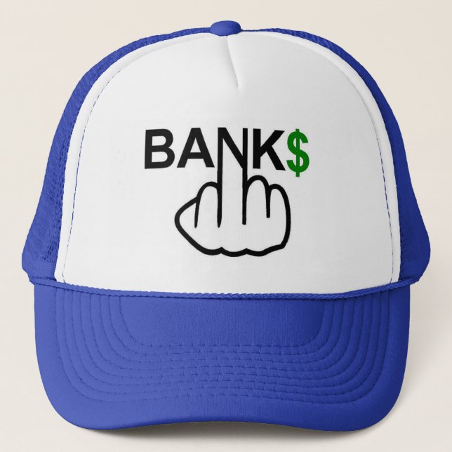 Hat Banks korrupt Truckerkappe (Vorderseite)